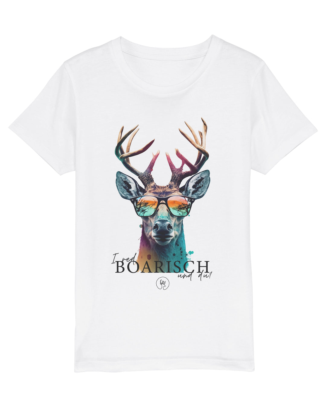 WOIDWUNDER Hirsch I red boarisch Kinder T-Shirt