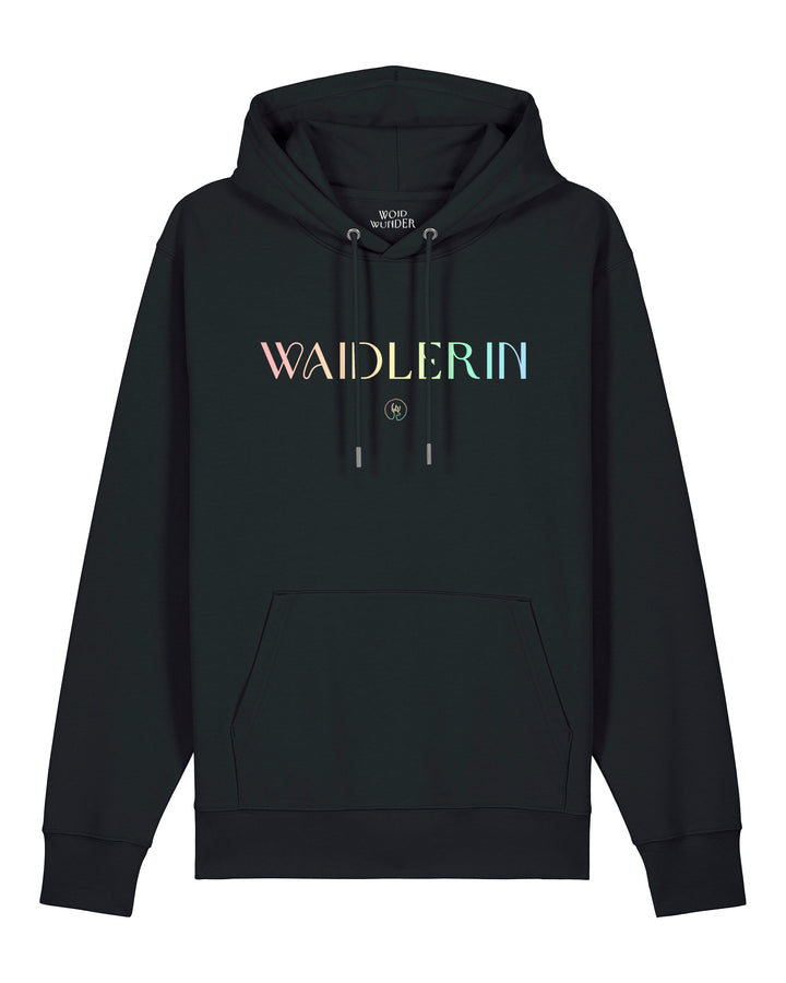 Hoodie Waidlerin Schwarz