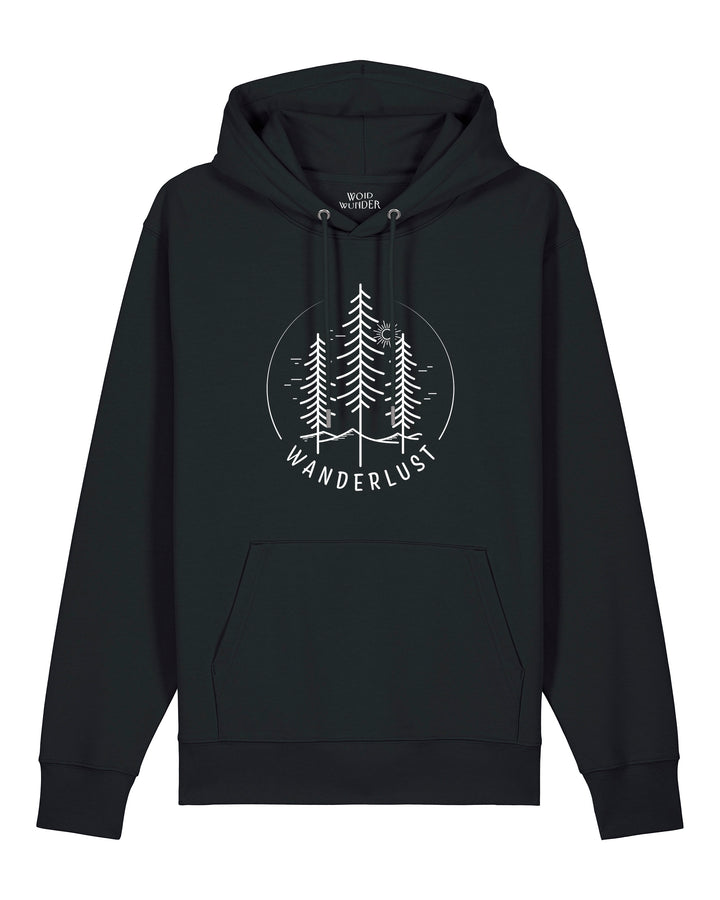 Hoodie Wanderlust Schwarz