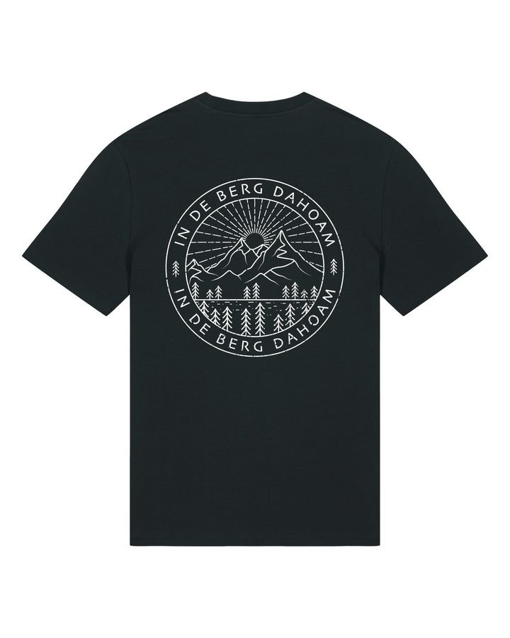 Unisex T-Shirt In de Berg Dahoam Schwarz
