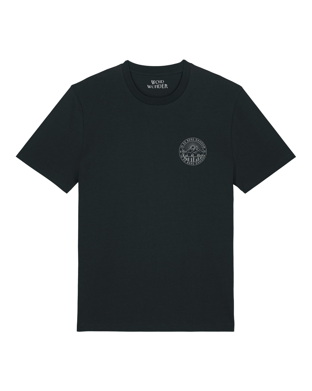 Unisex T-Shirt In de Berg Dahoam Schwarz