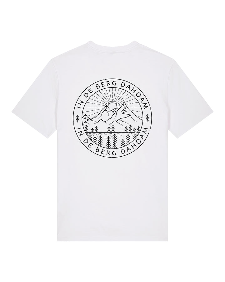Unisex T-Shirt In de Berg Dahoam Weiß