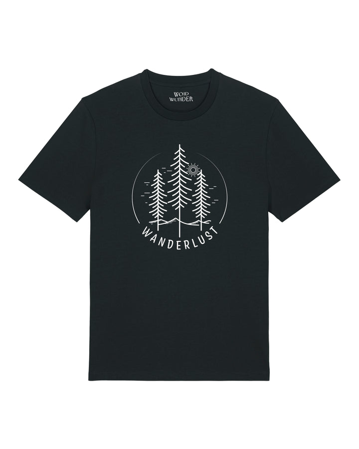 T-Shirt Wanderlust Schwarz